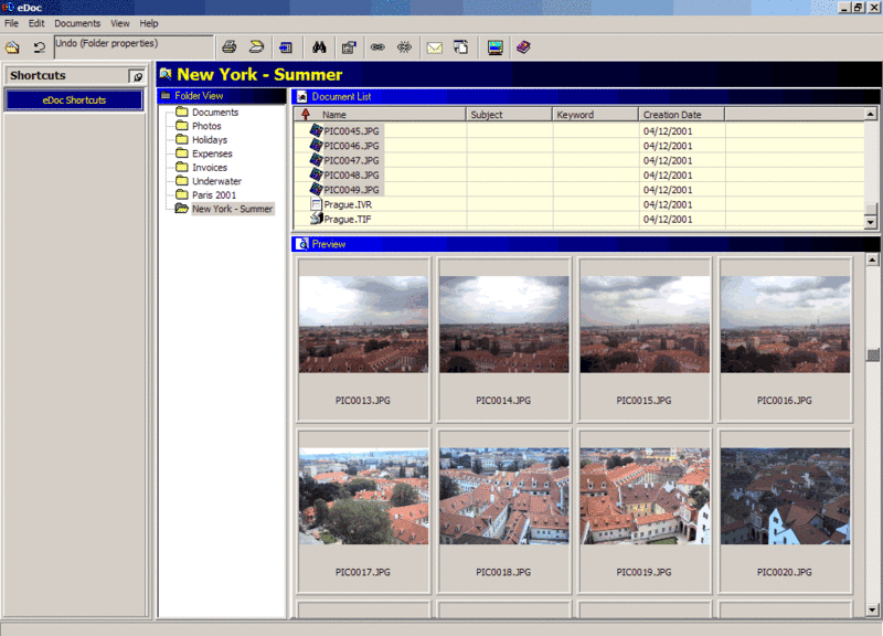 EDocPlus document management software Screenshot